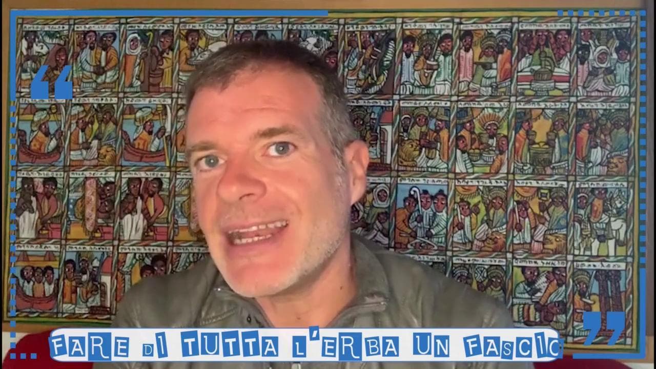 Stefano Massini, "Parole in corso": ecco da dove nasce "fare di tutta l'erba un fascio"