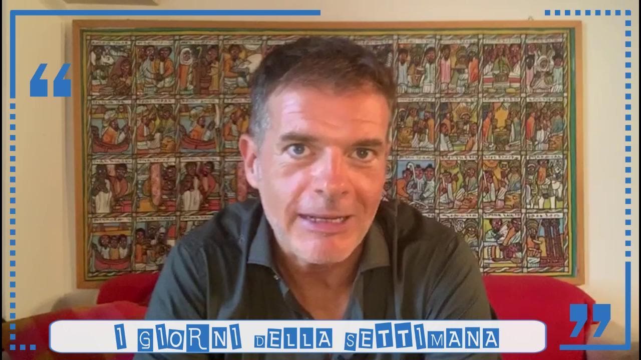 Stefano Massini, "Parole in corso": i giorni della settimana