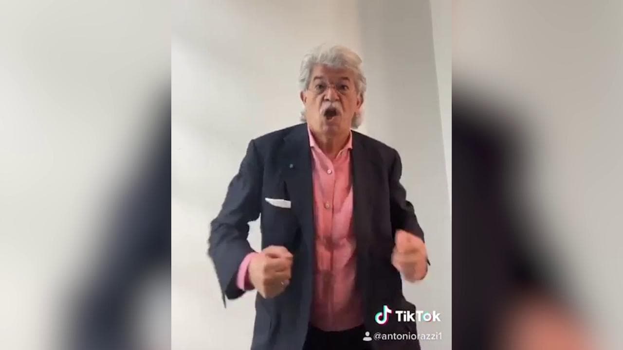 Antonio Razzi sbarca su TikTok: il balletto dell'ex senatore sul social dei giovanissimi