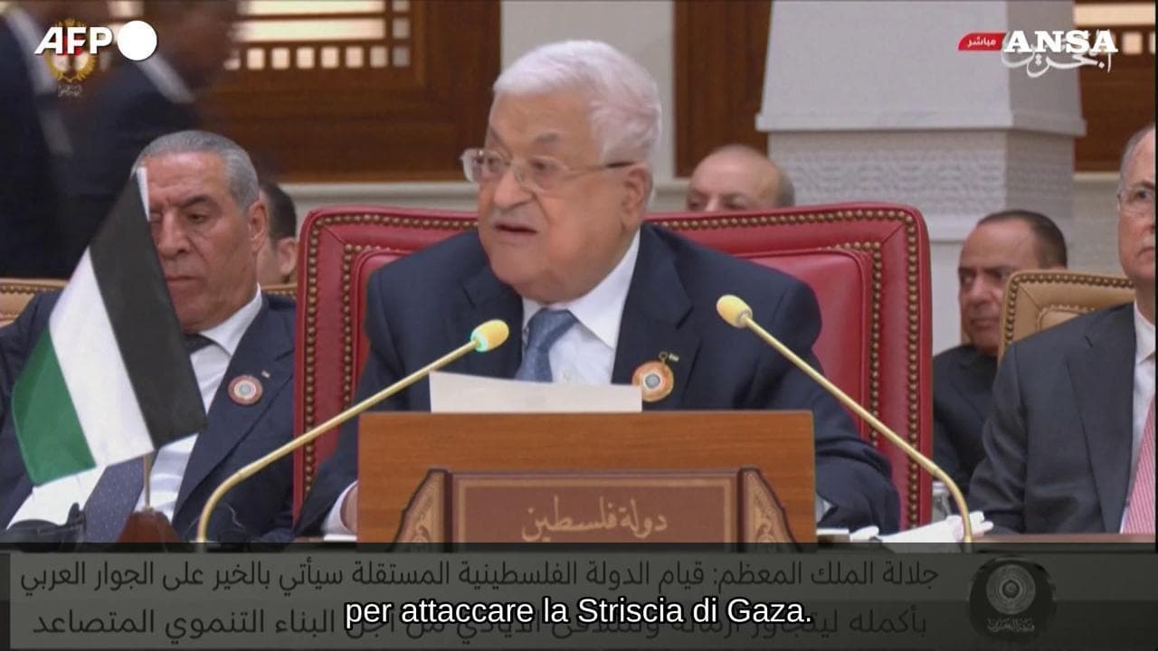 Abu Mazen, stoccata ad Hamas: "Ha dato il pretesto a Israele per attaccare Gaza"