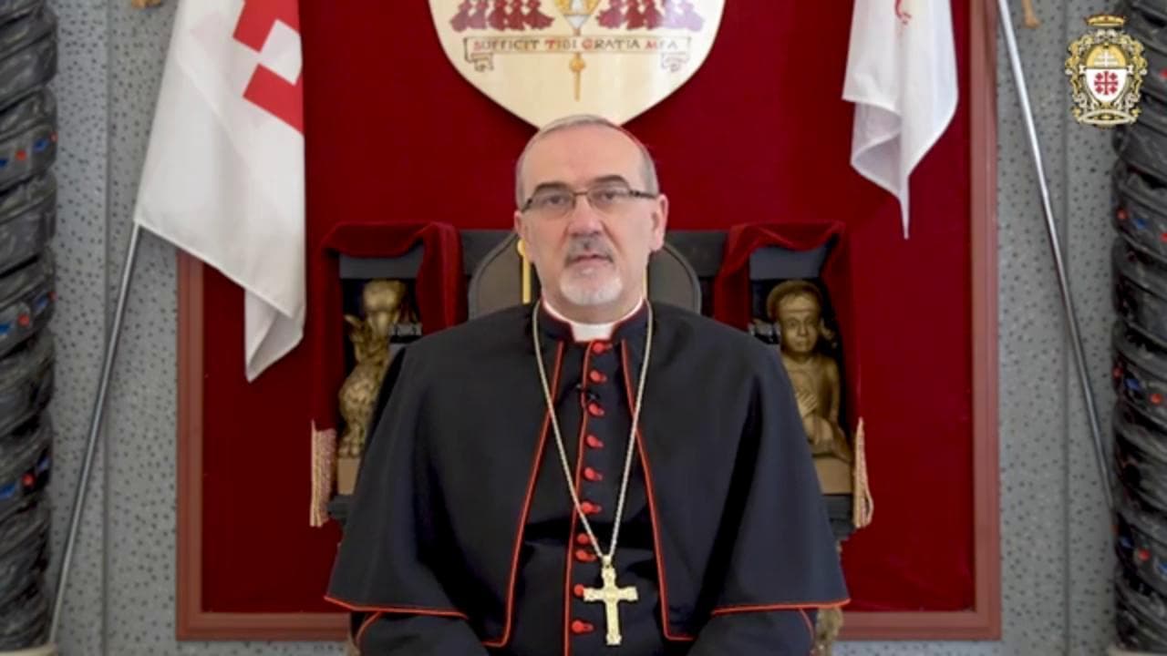 Il cardinale Pizzaballa a Gaza in visita pastorale nella chiesa della Sacra Famiglia