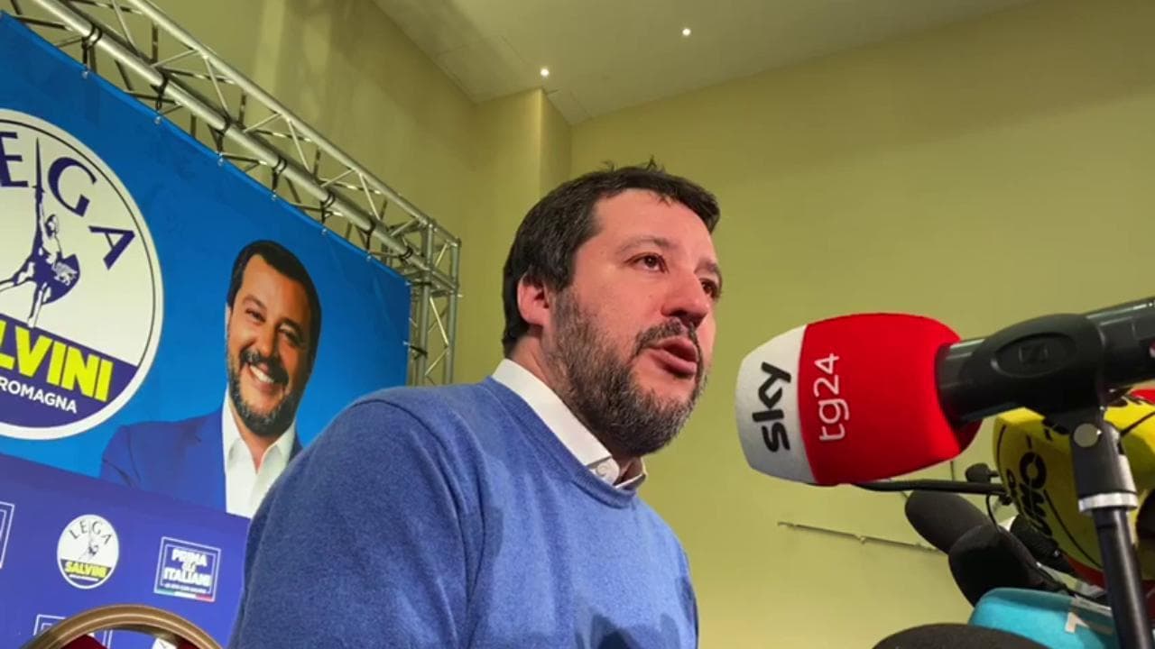 Elezioni regionali 2020, Salvini: "In Emilia-Romagna c'è stata partita dopo 70 anni. 5Stelle scomparsi"