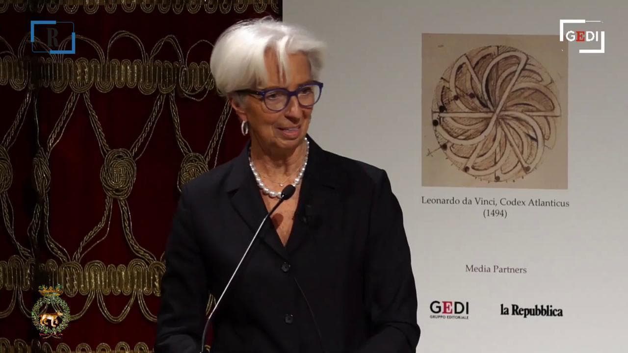 Torino, lectio magistralis of president of the European Central Bank Christine Lagarde
