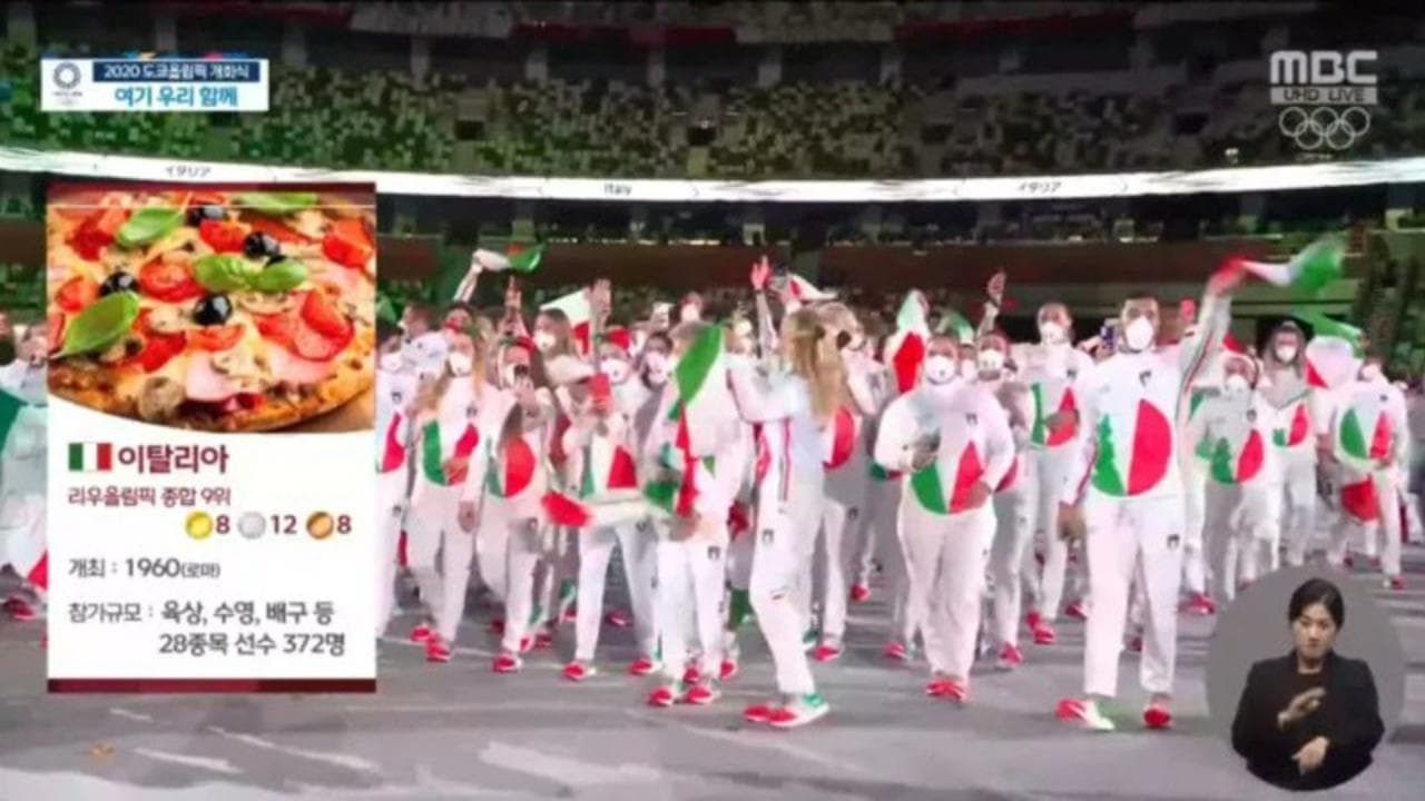 Tokyo 2020, pizza per l'Italia e Chernobyl per l'Ucraina: tv sudocreana si scusa per la telecronaca