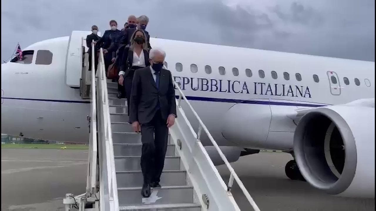 Euro2020, Sergio Mattarella atterra a Londra per la finale Inghilterra-Italia