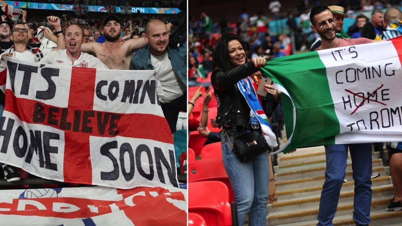 Euro2020, sfida a colpi di hashtag: "It's coming home" diventa "It's coming Rome"