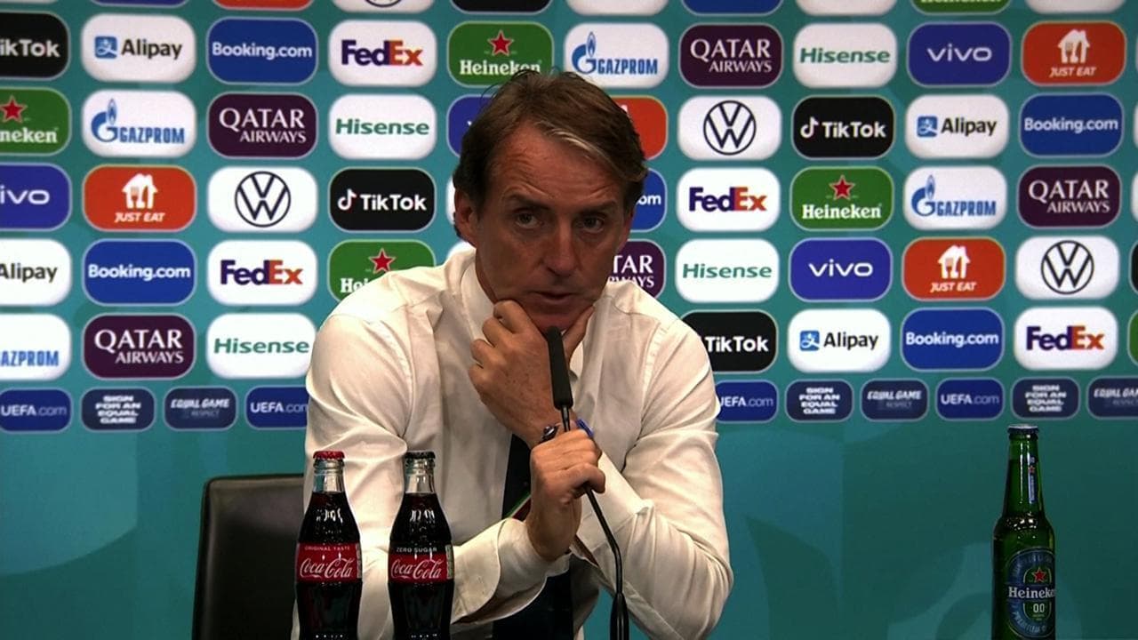 Euro2020, Mancini: "Felici di dare gioia agli italiani, ma ne manca ancora una"