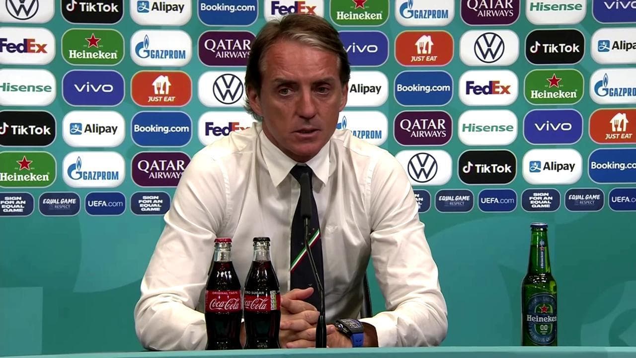 Euro 2020, Mancini dopo la sfida con l'Austria: "Sapevo sarebbe stata dura, abbiamo lottato con i denti"