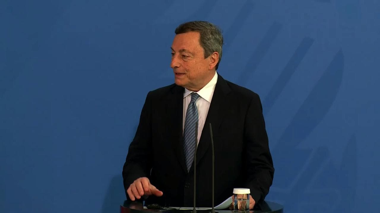 Euro2020, Draghi: "Finale a Roma? Mi adopererò perché non si giochi in Paesi con alti contagi"