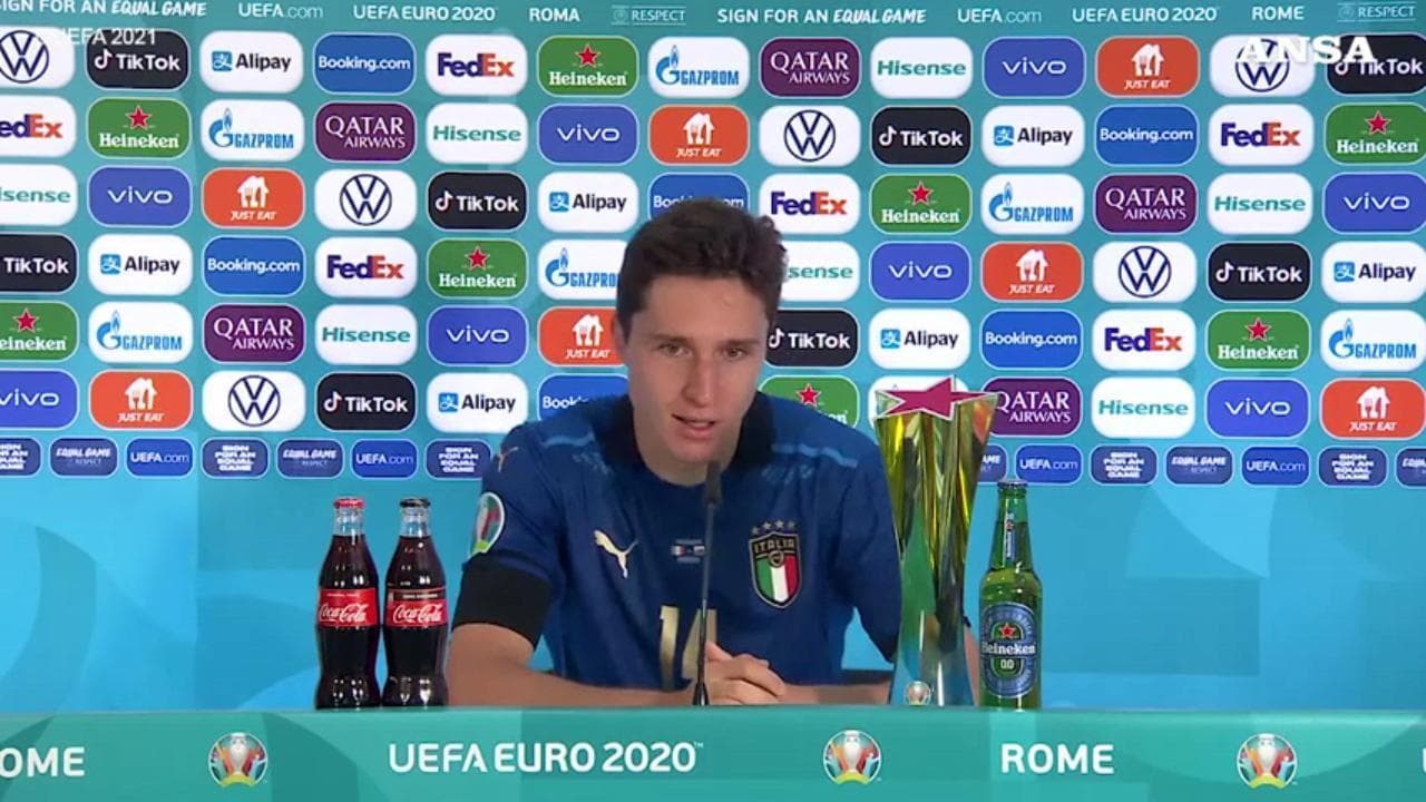 Euro2020, Chiesa: "Facciamo bene a sognare in grande, vogliamo alzare il trofeo"