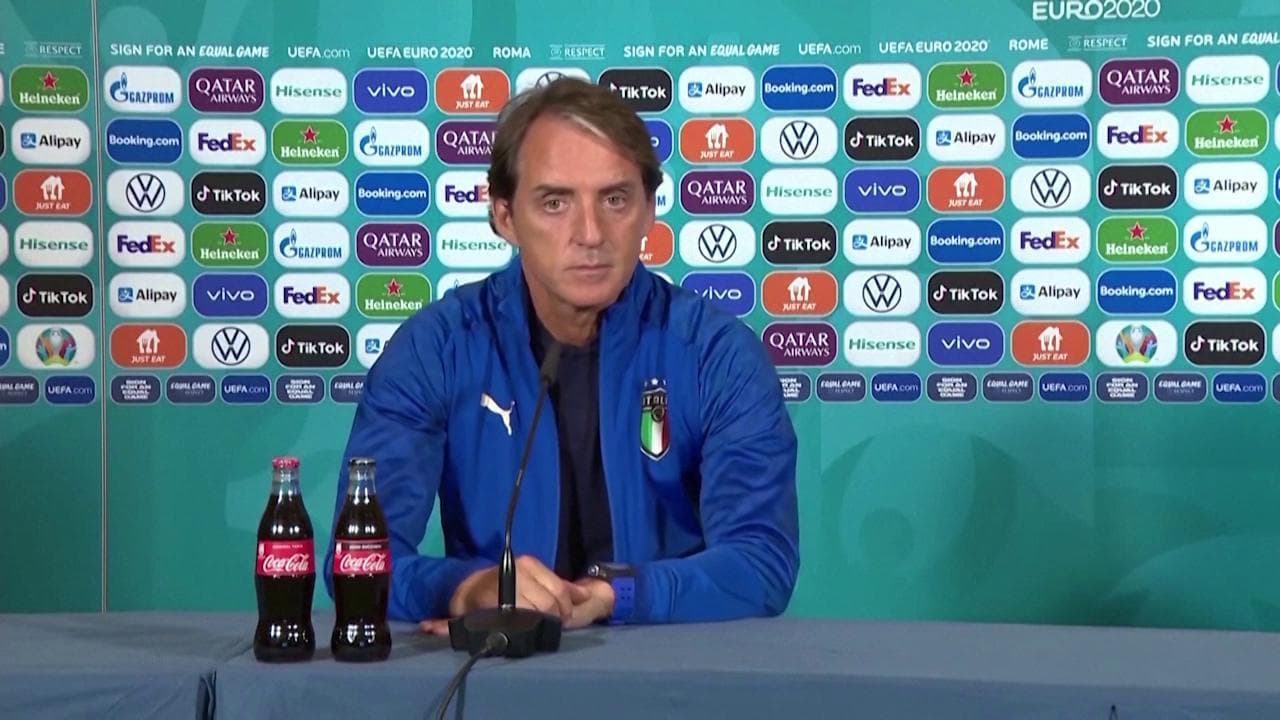 Euro2020, vigilia di Italia-Galles, Mancini: "Cambierò giocatori, l'avrei fatto comunque"