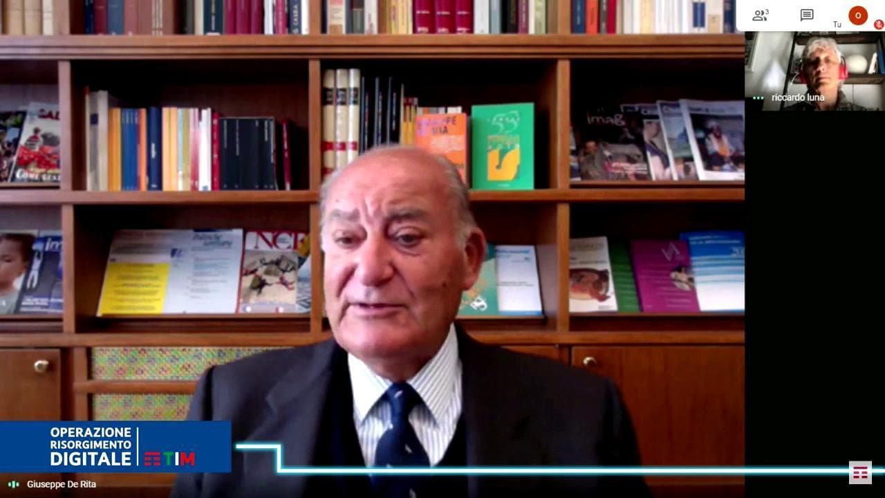 Risorgimento digitale, De Rita: "Gli italiani non sono mai stati pigri: correvano da decenni"
