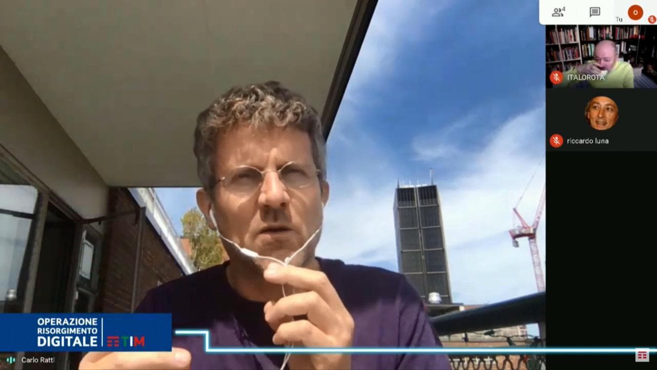 Verso la città di domani, Ratti: "Bisogna rispondere velocemente alle emergenze"