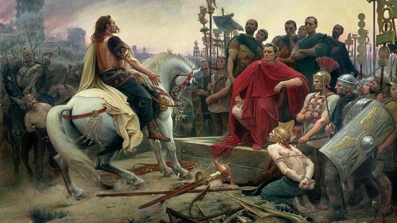 Lionel Noël Royer, Vercingetorige depone le armi ai piedi di Cesare (1899)