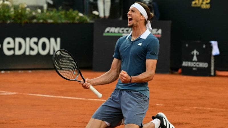 Internazionali di Romas, Zverev ritorna re. Battuto Jarry in finale