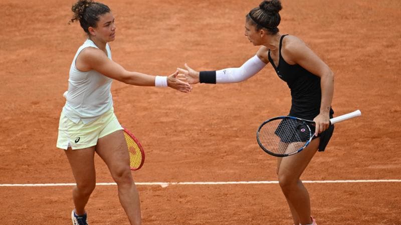 Jasmine Paolini e Sara Errani