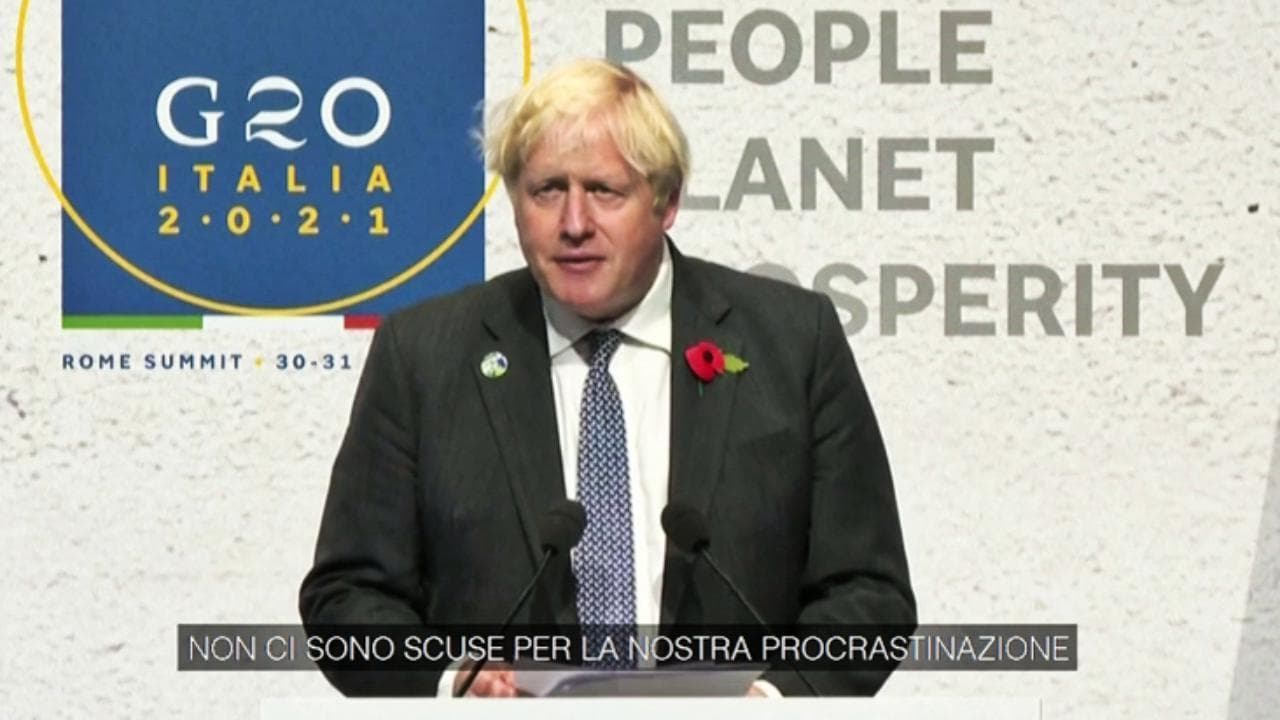 Clima, Johnson: "Dobbiamo agire ora, non ci sono più scuse per procastinare"