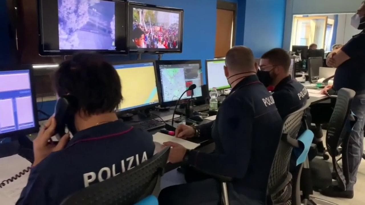 G20, dentro la sala operativa della task force di sicurezza della Polizia