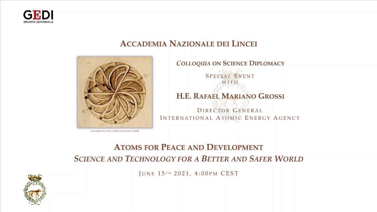 Atoms for Peace and Development. Science and Technology for a Better and Safer World