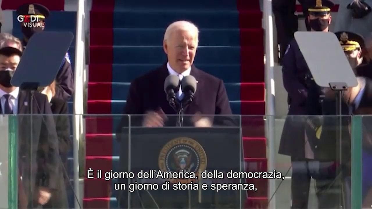 Inauguration Day, Joe Biden: "La democrazia è preziosa, è fragile, ma ha prevalso"