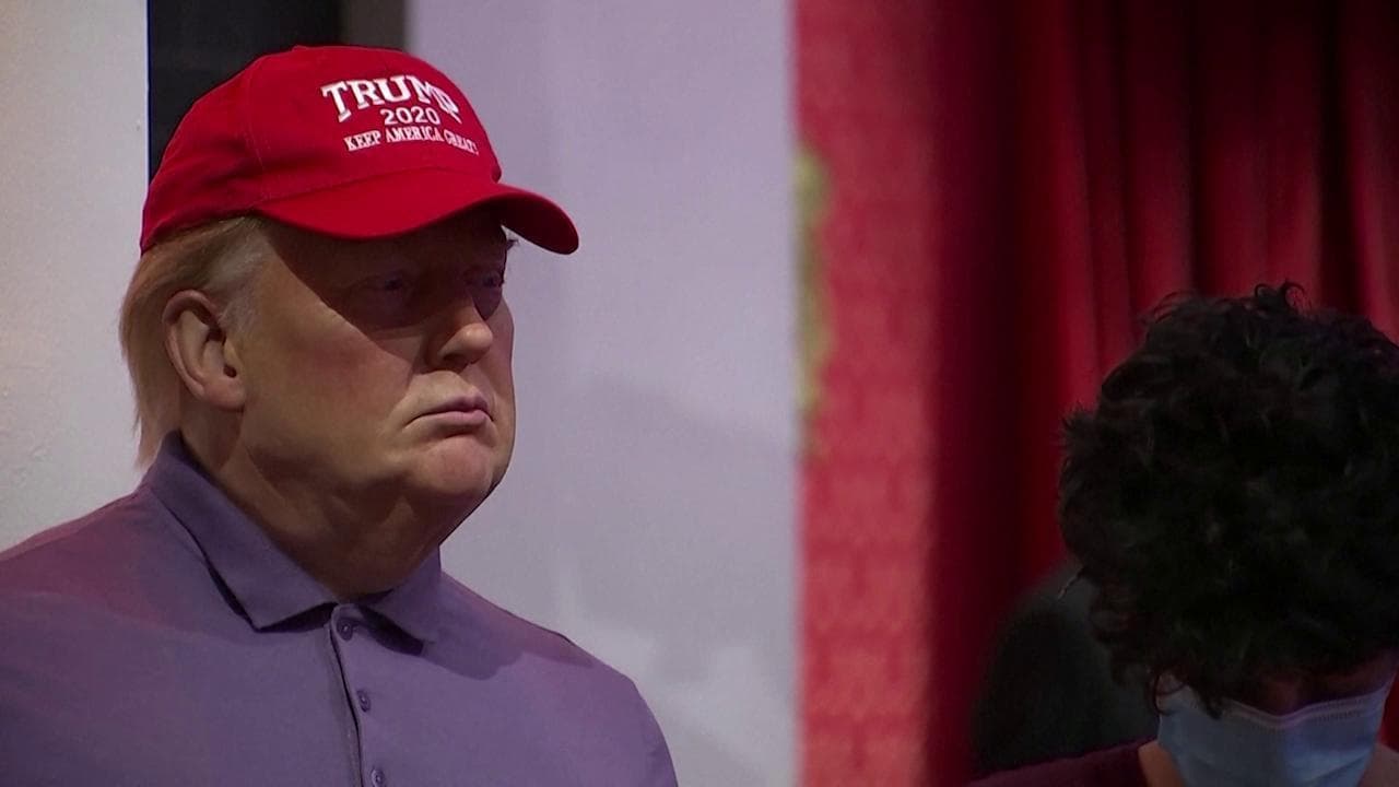 Joe Biden presidente, il Madame Tussauds di Londra trasforma Trump in golfista