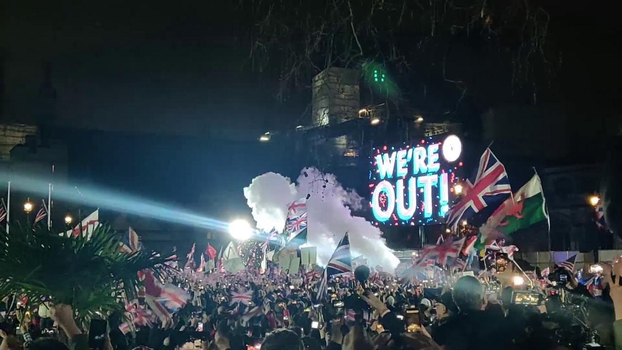 Brexit, festa per l'addio all'Europa: "Sarete sempre i benvenuti, ma nessuna tolleranza per chi non ci rispetta"