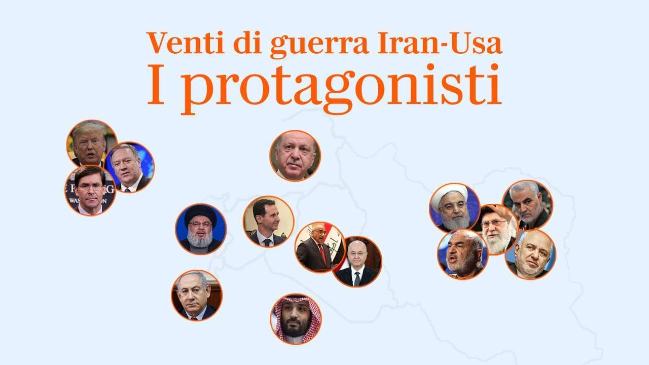 Venti di guerra Iran-Usa, chi sono i protagonisti dello scontro - videoscheda