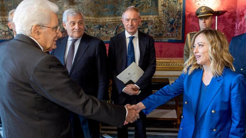 21/05/2024 Roma, IL Presidente Sergio Mattarella, in occasione del Consiglio Supremo di Difesa, incontra la presidente del Consiglio Giorgia Meloni