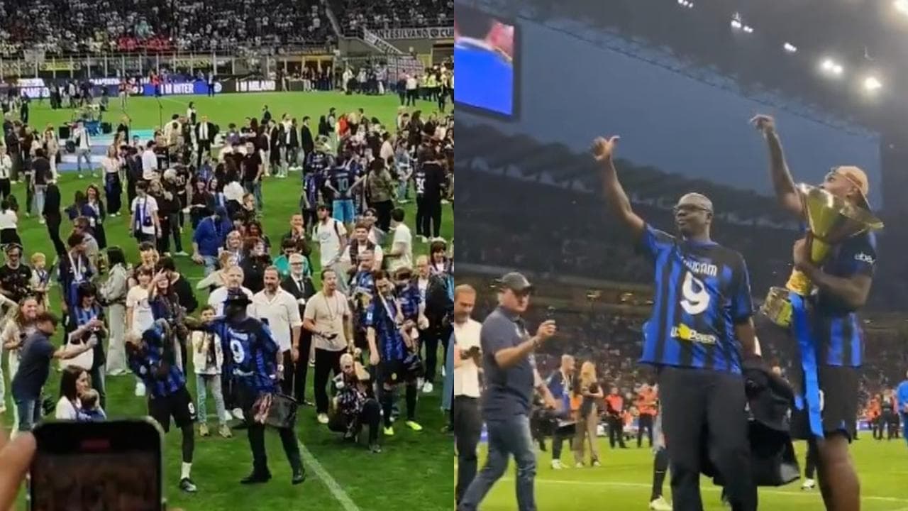 Lo schiaffo di Thuram padre al figlio Marcus al "Chi non salta bianconero è"