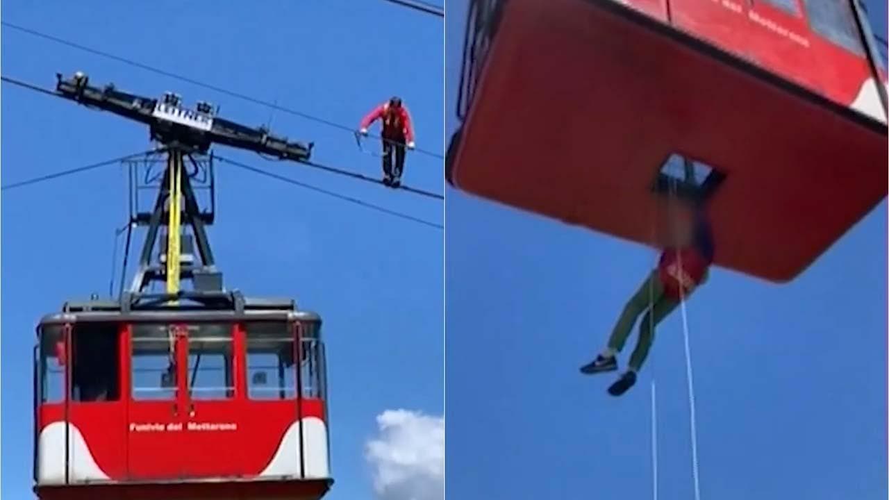 Funivia Stresa-Mottarone, le immagini del salvataggio dei passeggeri dalla seconda cabina