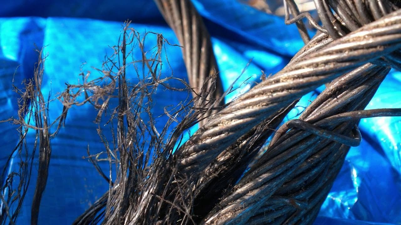 Funivia Mottarone, la fune sfilacciata