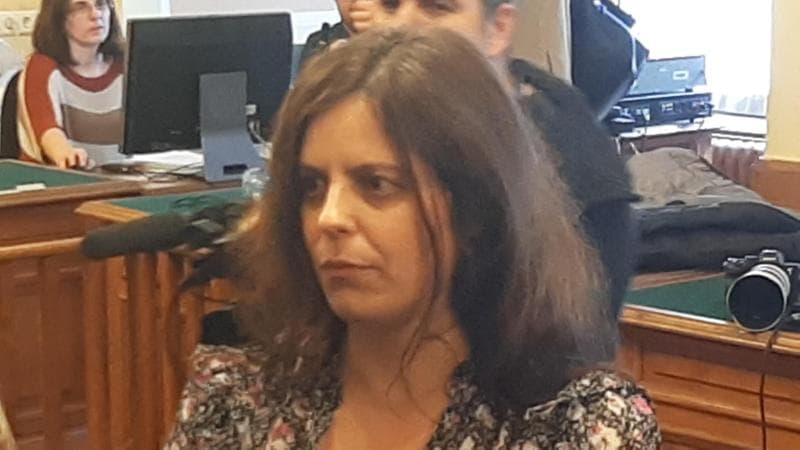 Ilaria Salis in udienza a Budapest
