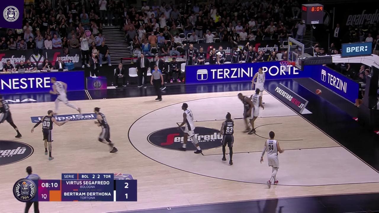 Basket serie A, gli highlights di Segafredo Bologna - Bertram Tortona