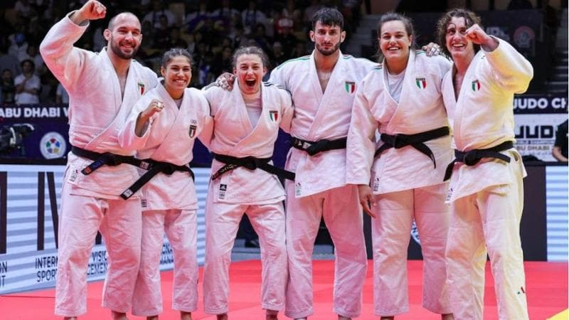 Mondiali judo, l’Italia di bronzo nel mixed-teams