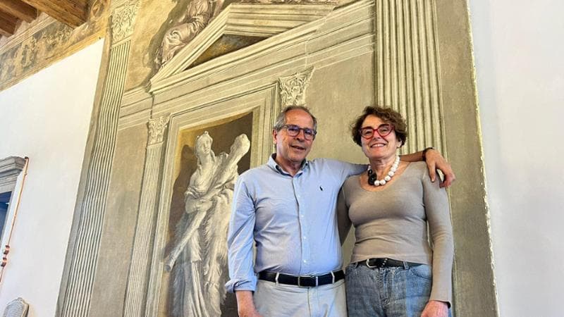 Andrea Crisanti con la moglie Nicoletta Catteruccia