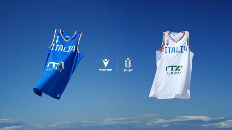 Le maglie dell'Italia firmate da Macron