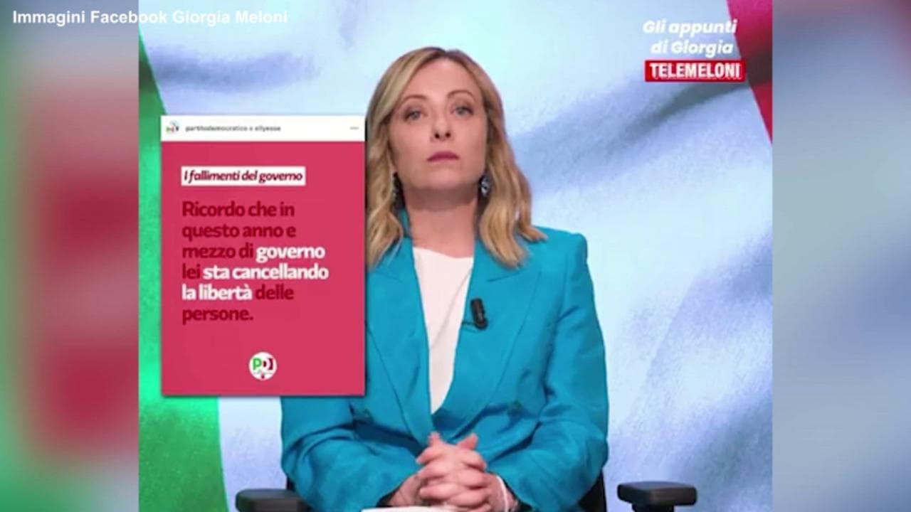 Meloni a Schlein:"Noi limitiamo la libertà? Voi avete chiuso in casa le persone durante il Covid, noi contrari"