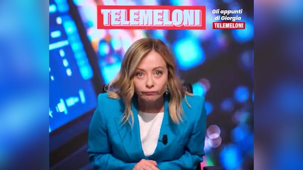 Giorgia Meloni lancia "Telemeloni": "Libertà limitata sempre e solo da sinistra"