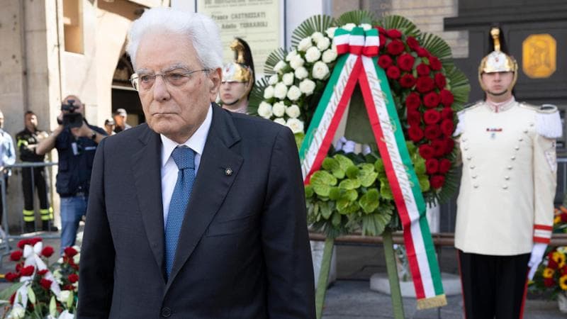 Il Presidente della Repubblica, Sergio Mattarella
