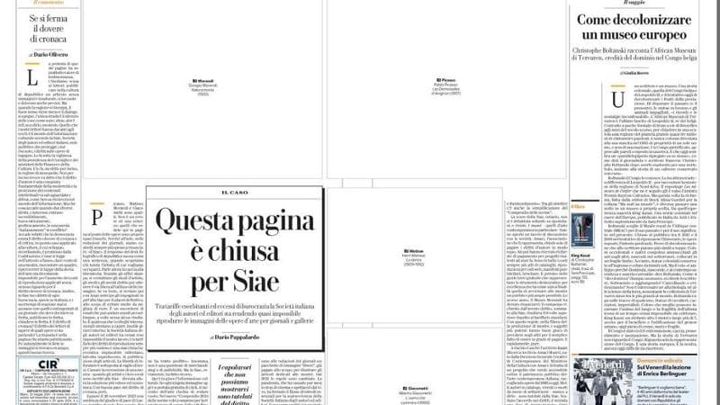 La pagina pubblicata su Repubblica