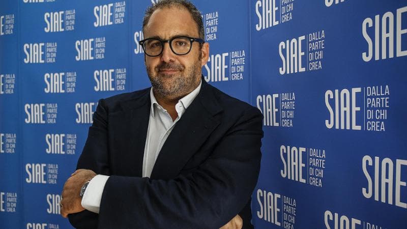 Salvatore Nastasi, presidente della SIAE (ANSA/FABIO FRUSTACI).
