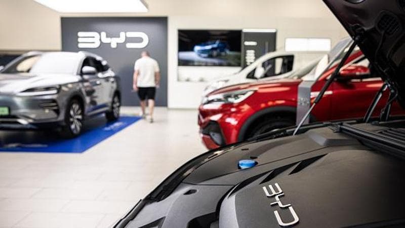 Uno degli show room aperti in Italia da Byd
