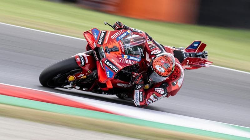 Pecco Bagnaia sulla Ducati
