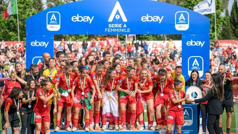 La Roma campione d'Italia