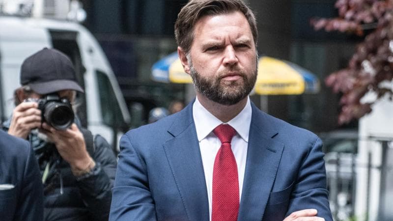 Il senatore dell'Ohio J.D. Vance. Foto Getty Images