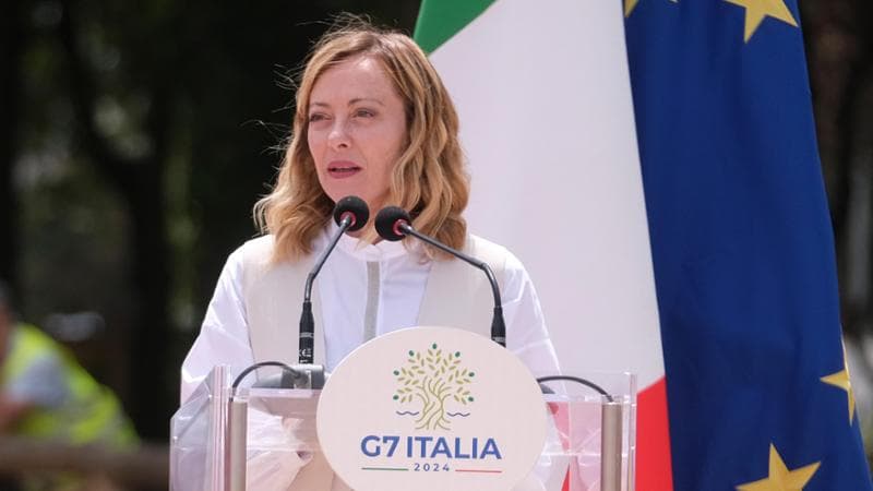 La premier Giorgia Meloni