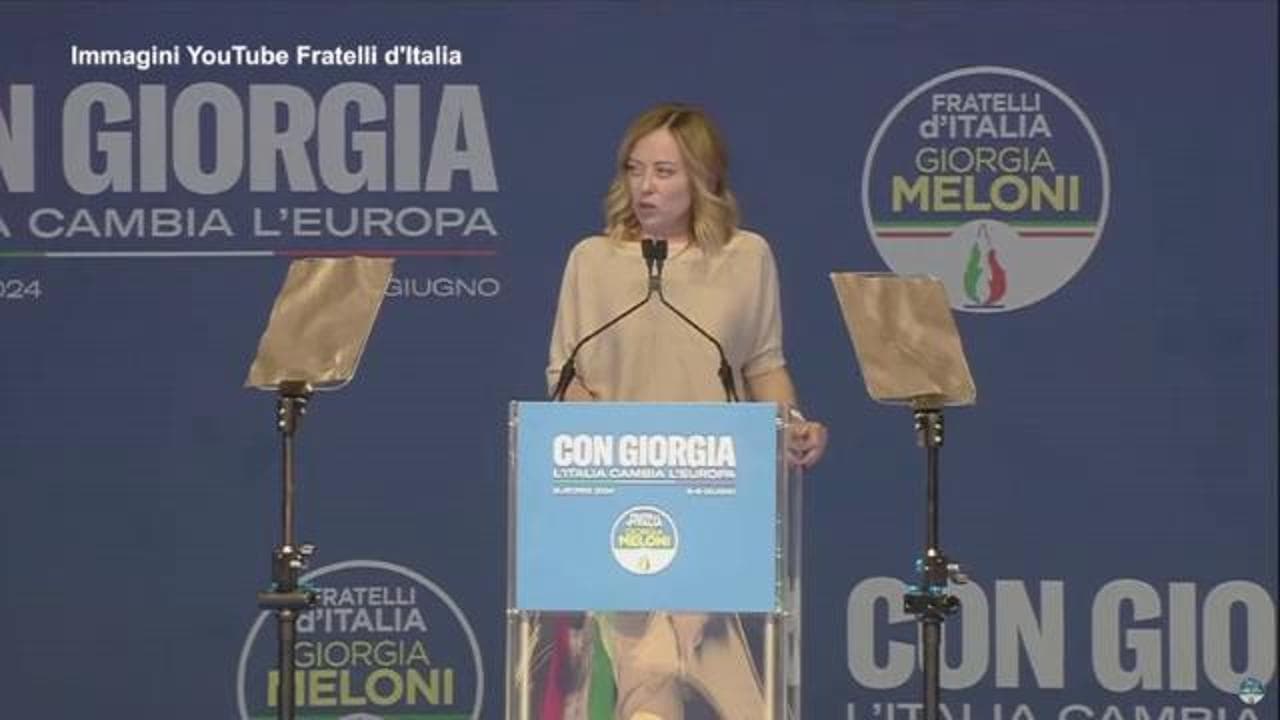 Meloni: "Il voto sarà un referendum fra due Europe"