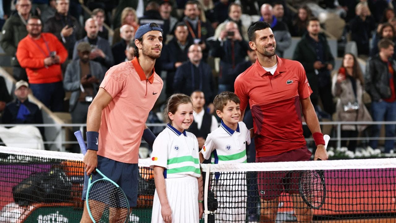 Musetti e Djokovic
