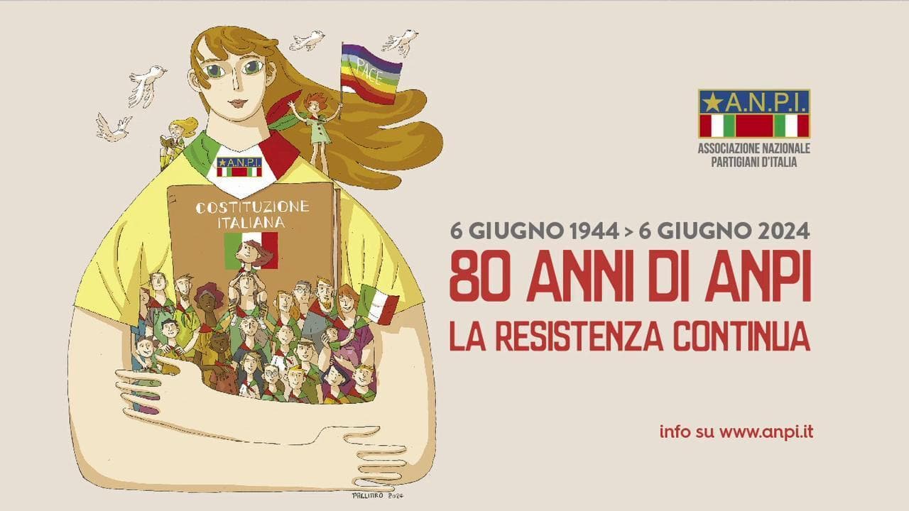"La Resistenza continua": l'Anpi festeggia i suoi 80 anni con un video
