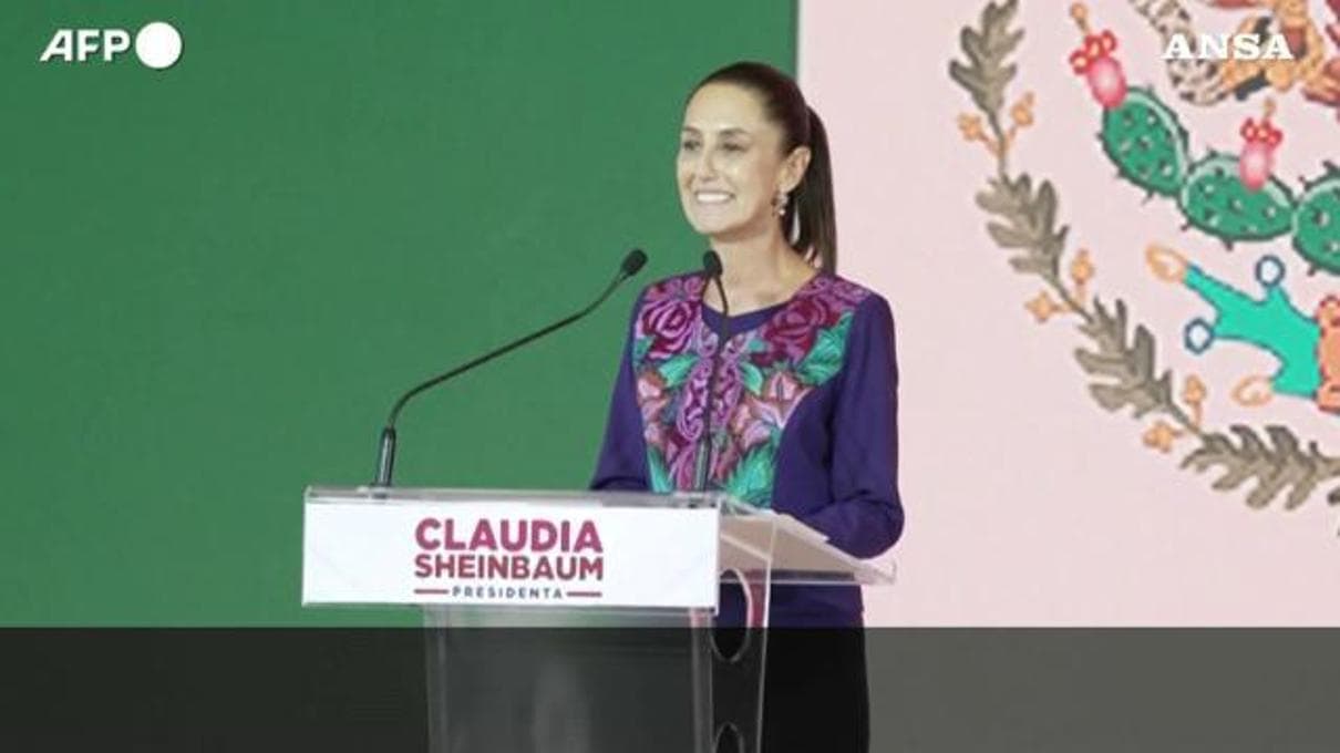 Messico, Sheinbaum prima donna presidente: "Non ho vinto sola, ma grazie alle eroine che ci hanno dato una patria"